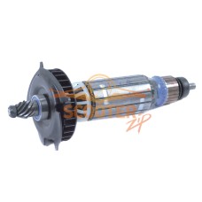 Ротор (Якорь) DeWalt для машины шлифовальной угловой (L-190 мм, D-35 мм, 9 зубов, наклон влево) 230В